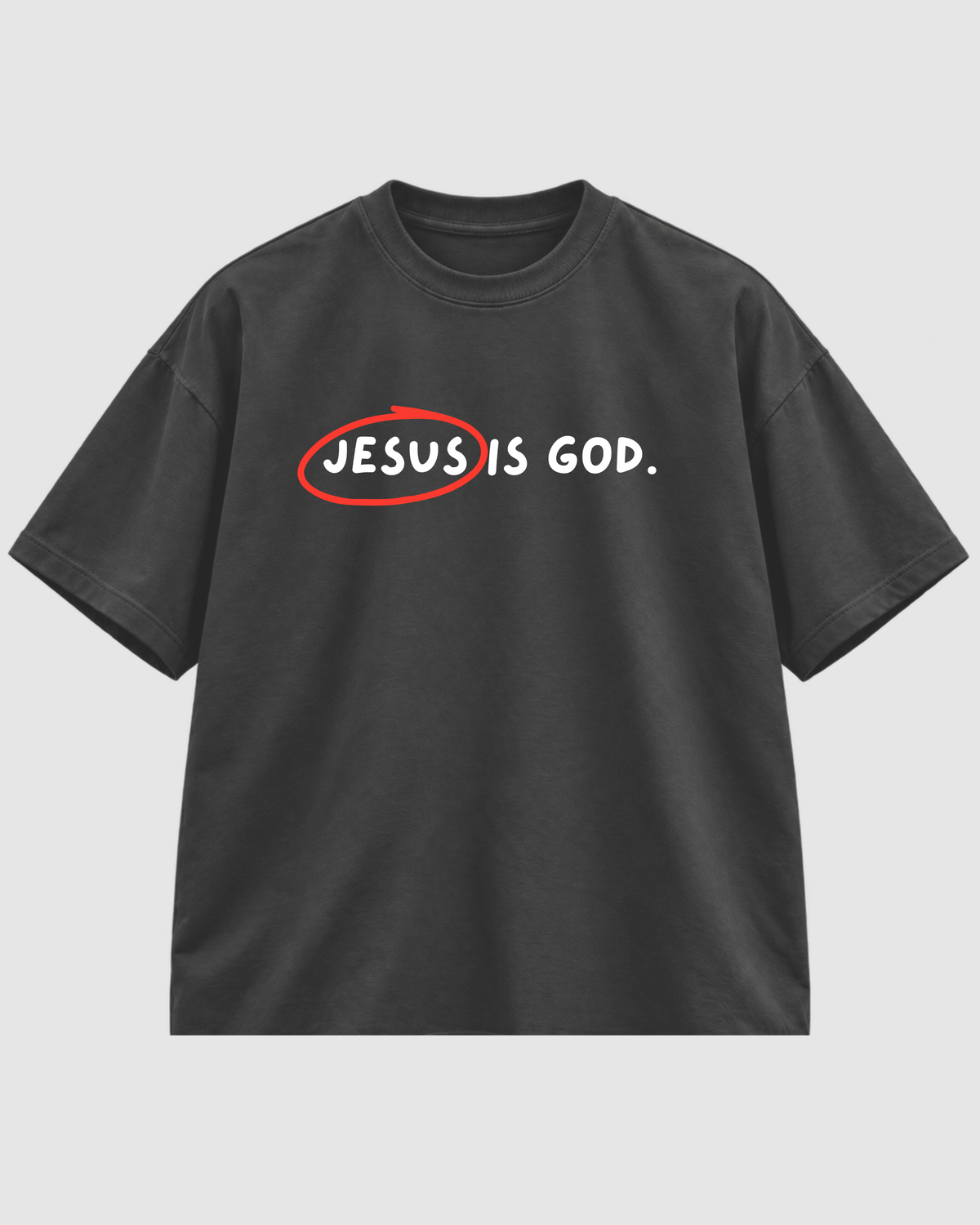 JESUS IS GOD tees (black)