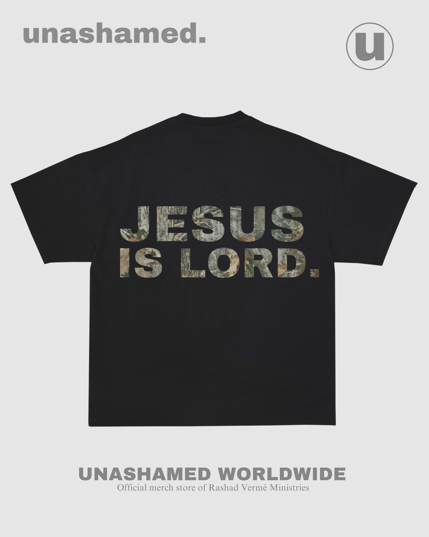 Unashamed Camo Tees (black)